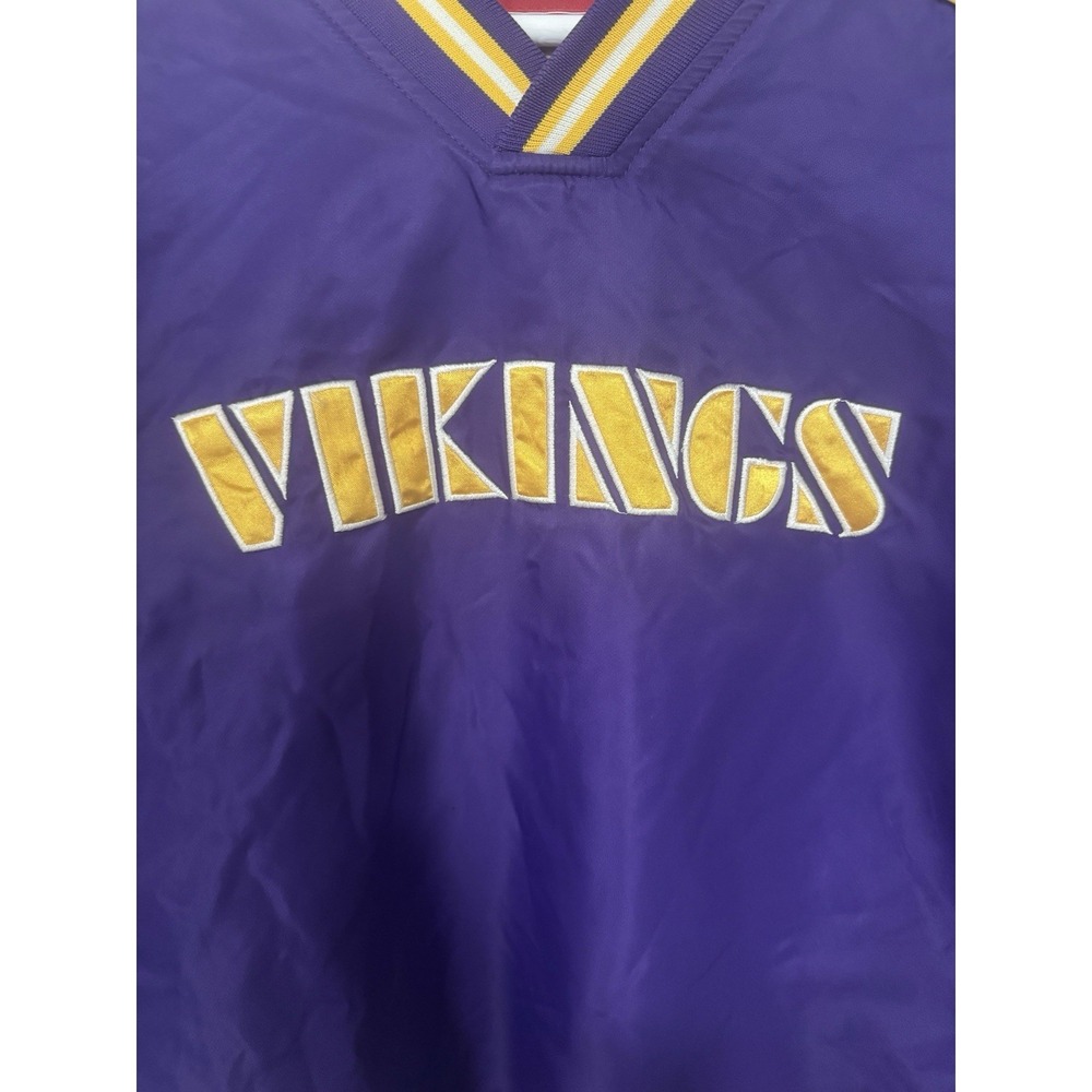 Vintage Minnesota Vikings Jacket Mens XL NFL Football Starter Pullover 90s‎ - Picture 2 of 14